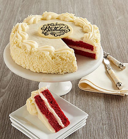 Bake Me a Wish! Happy Birthday Red Velvet Cake